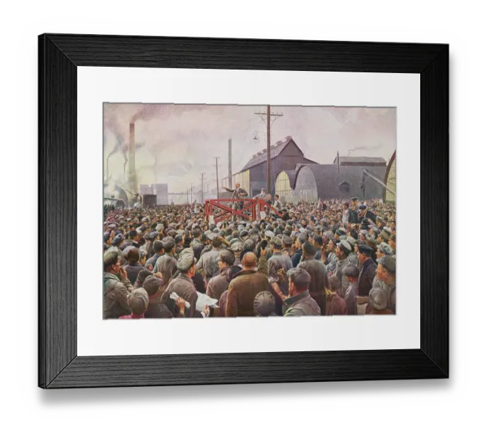 Framed Print : Vladimir Ilich Lenin Speaking Framed Print : Vladimir Ilich Lenin Speaking