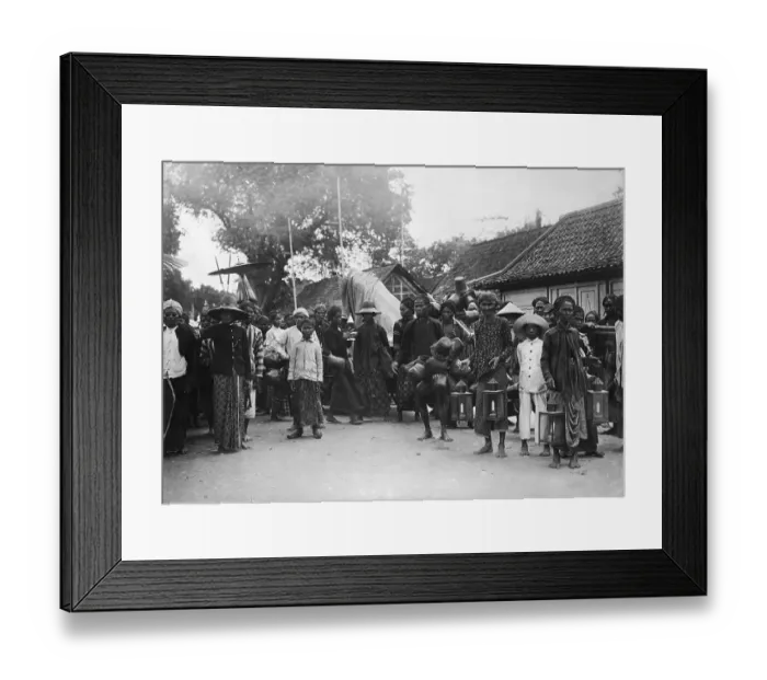 Framed Print : Volunteers in Java with Lanterns Framed Print : Volunteers in Java with Lanterns