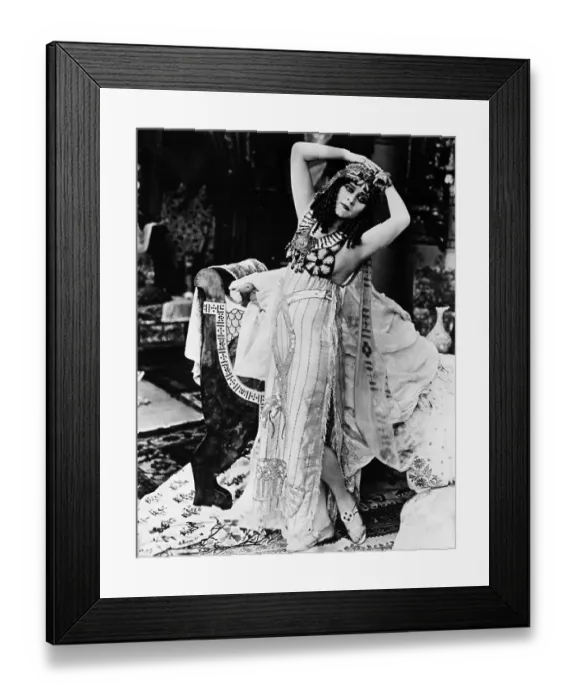 Framed Print : Theda Bara in Cleopatra Framed Print : Theda Bara in Cleopatra