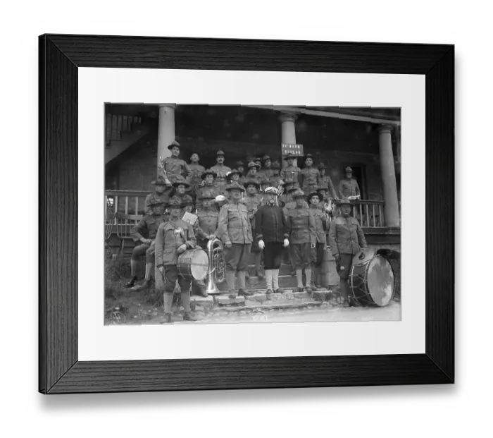 Framed Print : Twelfth Coast Artillery Band Framed Print : Twelfth Coast Artillery Band