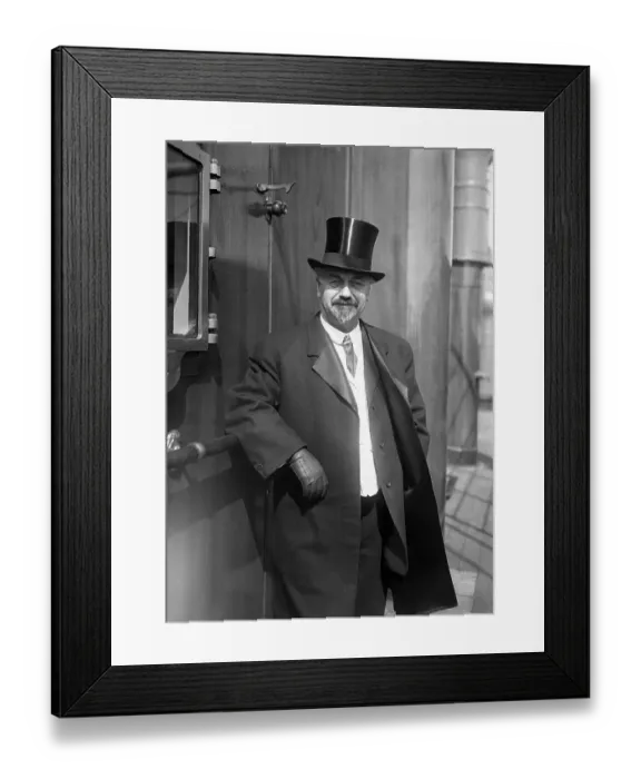 Framed Print : Oscar Hammerstein in Top Hat Framed Print : Oscar Hammerstein in Top Hat