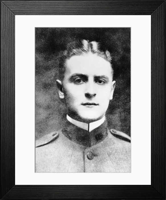 Framed Print : F. Scott Fitzgerald in Uniform Framed Print : F. Scott Fitzgerald in Uniform