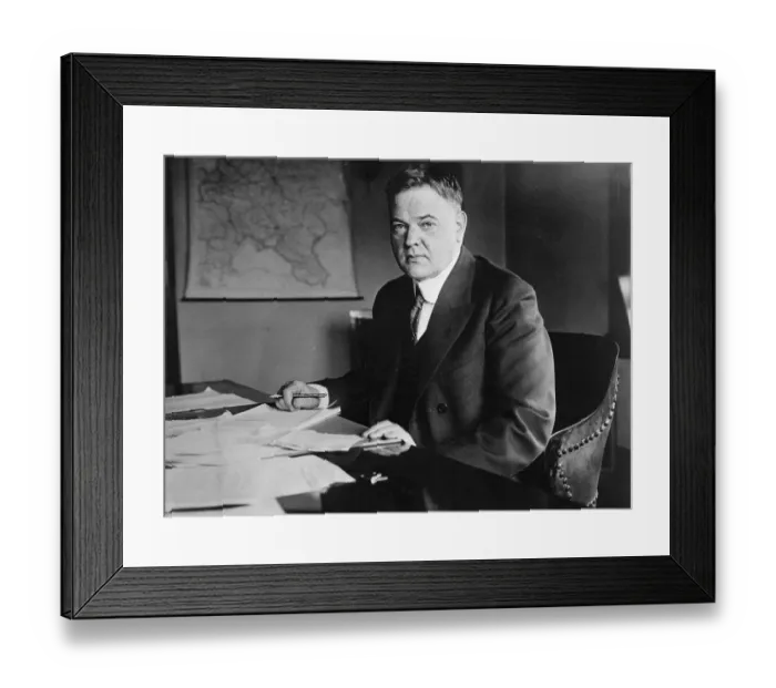 Framed Print : Herbert Hoover Framed Print : Herbert Hoover