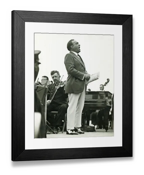 Framed Print : Enrico Caruso Singing Framed Print : Enrico Caruso Singing