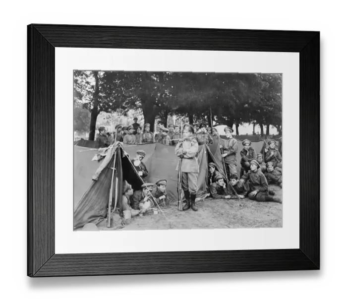 Framed Print : Women's Battalion of Death at Camp Framed Print : Women's Battalion of Death at Camp
