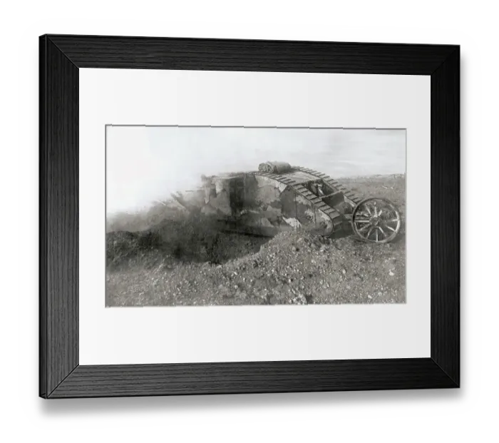 Framed Print : British WWI Tank Framed Print : British WWI Tank