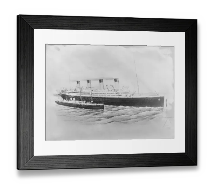 Framed Print : S.S. Britannic Framed Print : S.S. Britannic