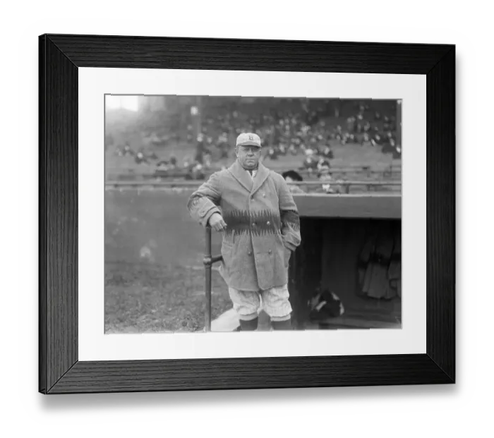 Framed Print : Wilbert Robinson, Brooklyn Dodgers Manager Framed Print : Wilbert Robinson, Brooklyn Dodgers Manager