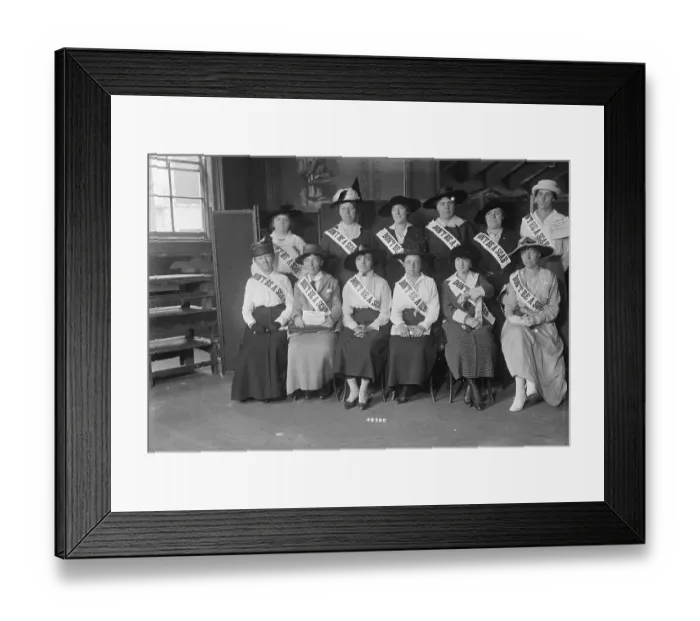 Framed Print : Women Delegates Meet to Aid Strikers Framed Print : Women Delegates Meet to Aid Strikers