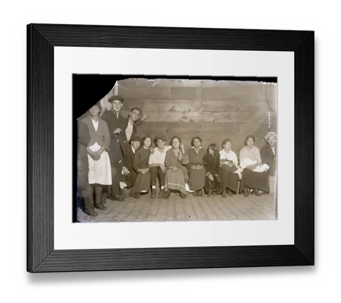 Framed Print : Survivors of Munition Plant Explosion Framed Print : Survivors of Munition Plant Explosion