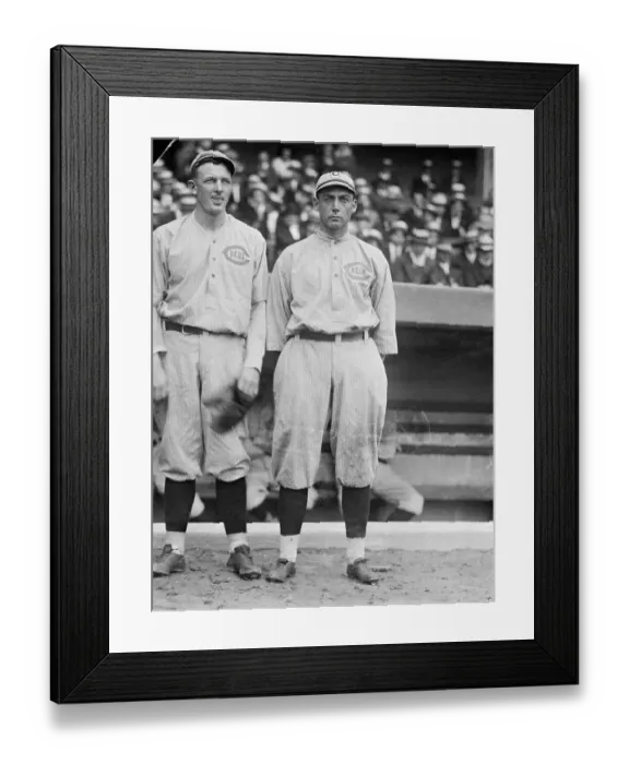 Framed Print : Portrait of Christy Mathewson with Edd Rousch Framed Print : Portrait of Christy Mathewson with Edd Rousch