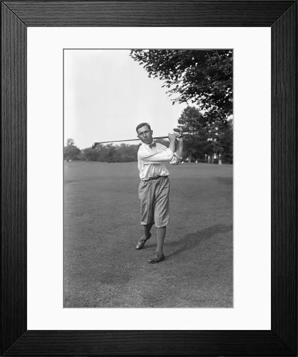 Framed Print : Golfer Walter Hagen In Open Tournament Framed Print : Golfer Walter Hagen In Open Tournament