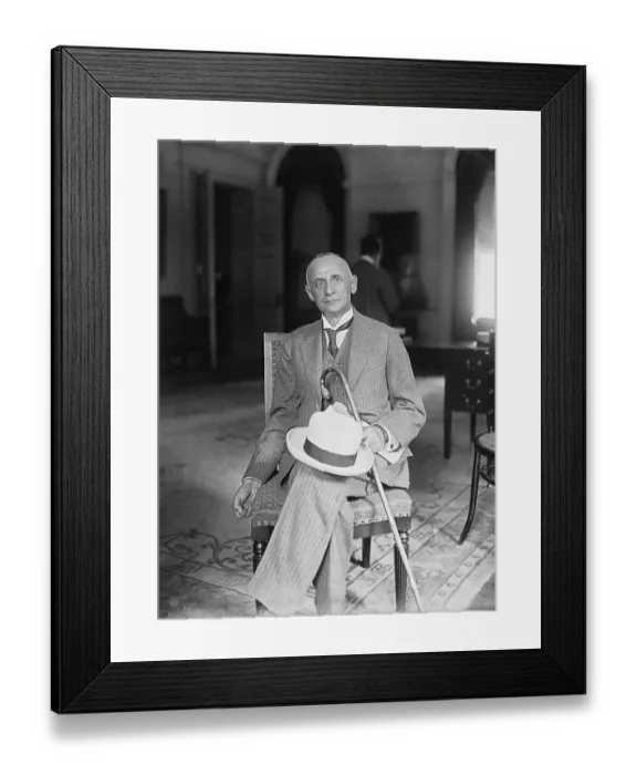 Framed Print : Portrait of Simon Flexner Framed Print : Portrait of Simon Flexner