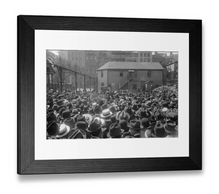 Framed Print : Emma Goldman Addressing Crowd Framed Print : Emma Goldman Addressing Crowd