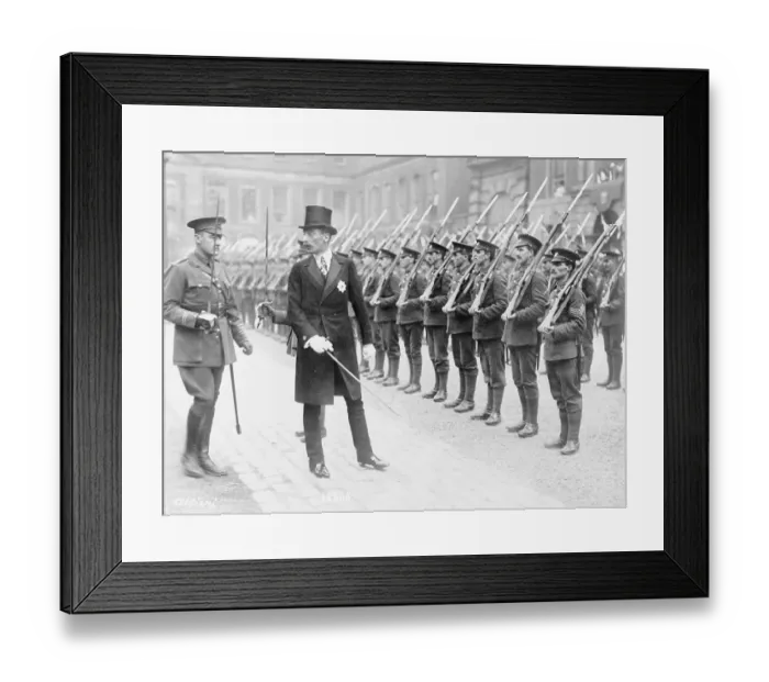 Framed Print : Lord Wimborne Inspecting Royal Fusilliers Framed Print : Lord Wimborne Inspecting Royal Fusilliers