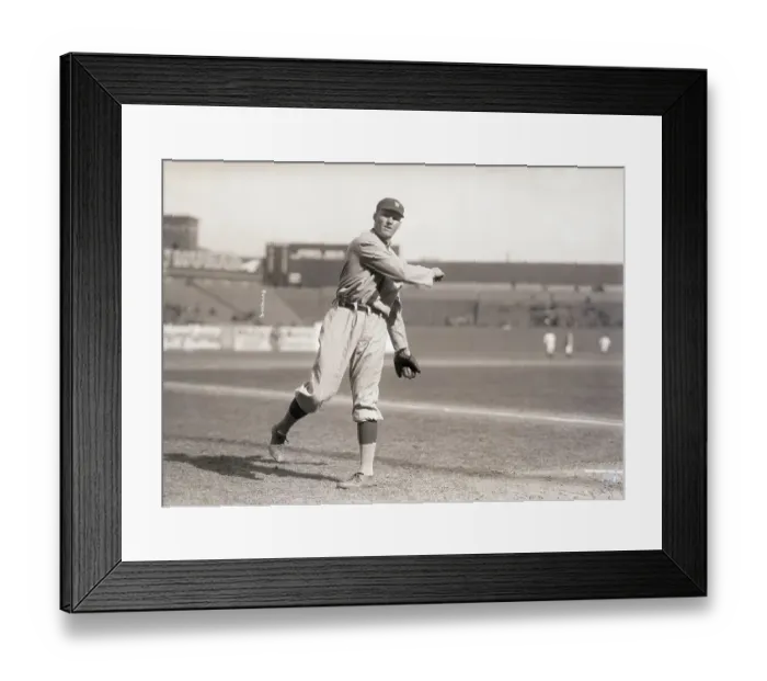 Framed Print : Walter Johnson Pitching in Season Opener Framed Print : Walter Johnson Pitching in Season Opener