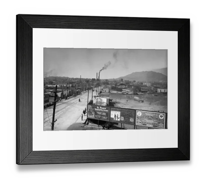 Framed Print : Mexican Quarter of El Paso Framed Print : Mexican Quarter of El Paso