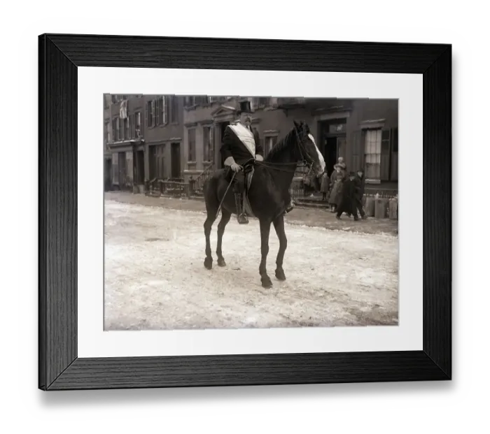 Framed Print : Timothy Healy on Steed for St. Patrick's Day Framed Print : Timothy Healy on Steed for St. Patrick's Day