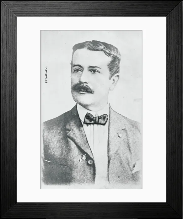 Framed Print : Portrait of Herbert J. Slocum