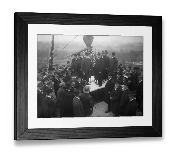 Framed Print : Cornerstone Ceremony At Lincoln Memorial Framed Print : Cornerstone Ceremony At Lincoln Memorial