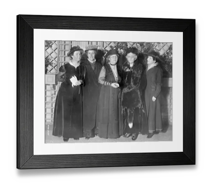 Framed Print : American Sufrrage Movement Members
