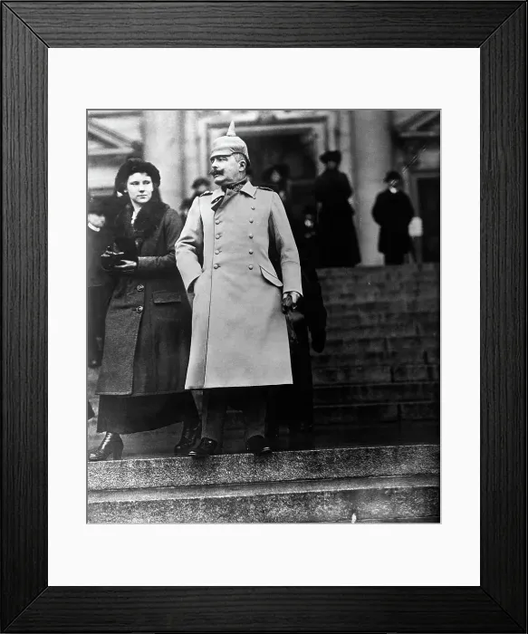 Framed Print : Kaiser Wilhelm And Von Scheonbarn Framed Print : Kaiser Wilhelm And Von Scheonbarn