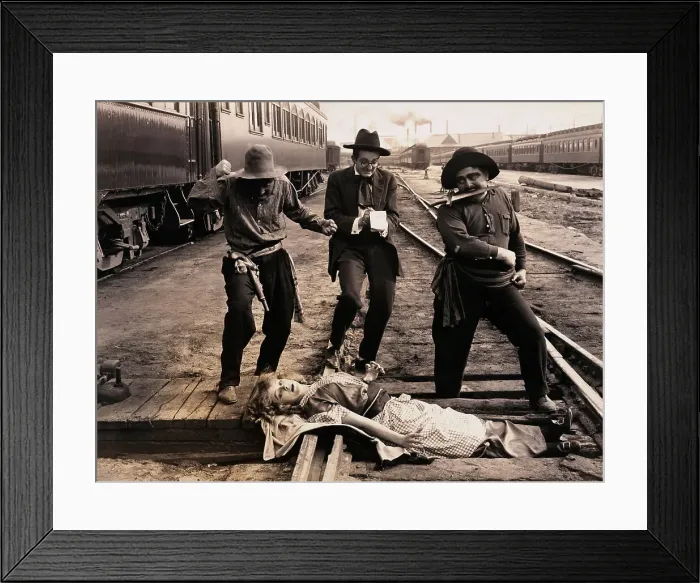 Framed Print : Ernie Shields and Others in Movie Still Framed Print : Ernie Shields and Others in Movie Still