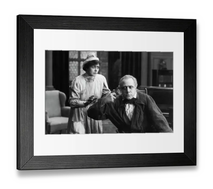 Framed Print : Actors in The Regeneration of Margaret