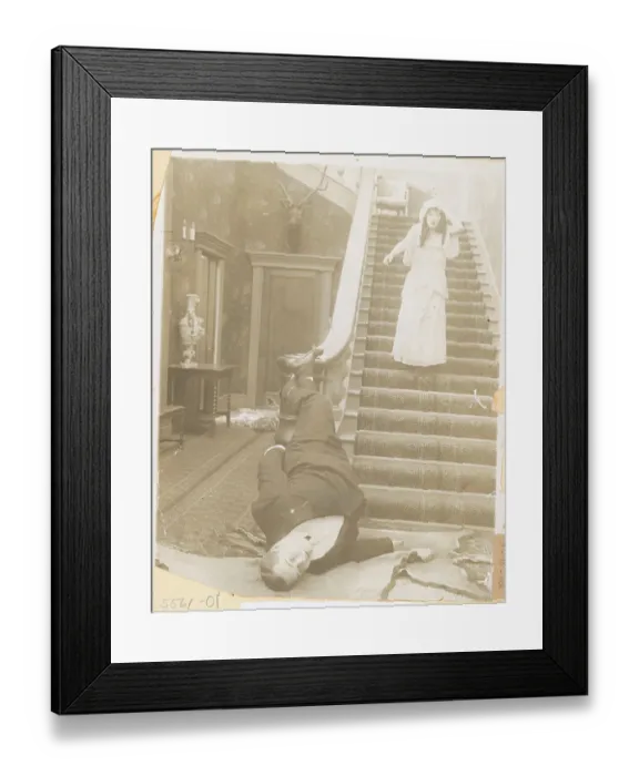Framed Print : Mabel Normand and Fatty Arbuckle in He Did and He Didn't Framed Print : Mabel Normand and Fatty Arbuckle in He Did and He Didn't