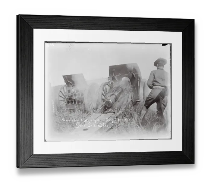 Framed Print : View of Howitzer Framed Print : View of Howitzer