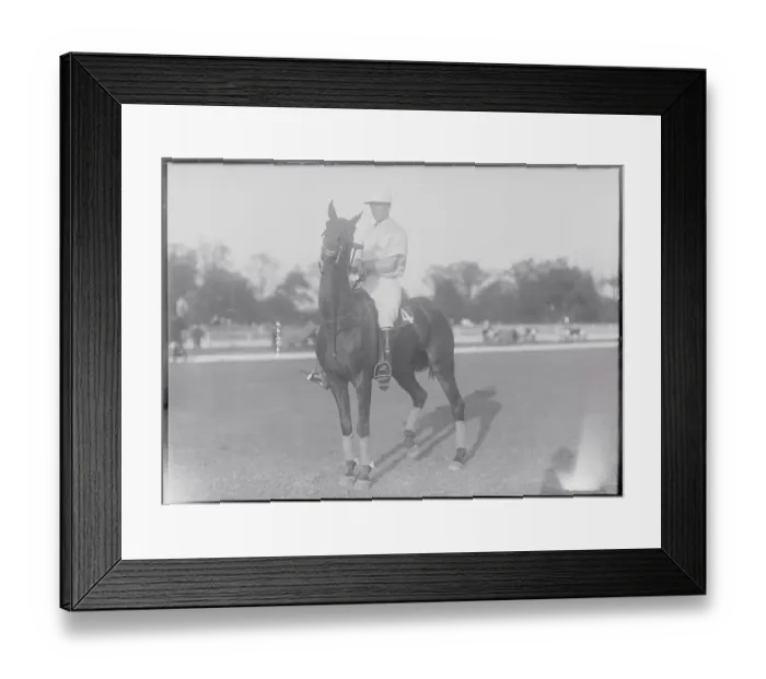 Framed Print : Socialite Robert Strawbridge in Polo Uniform Framed Print : Socialite Robert Strawbridge in Polo Uniform