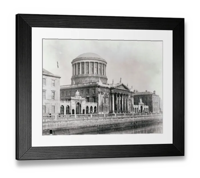 Framed Print : View of Four Courts Law Building Framed Print : View of Four Courts Law Building