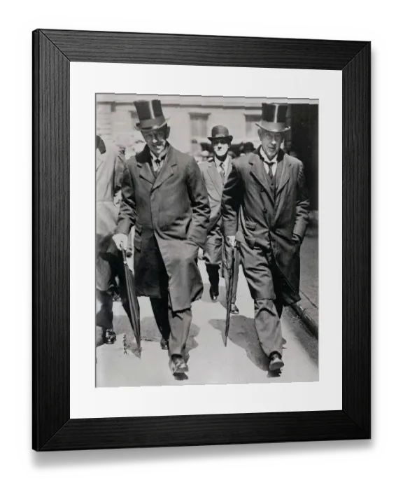 Framed Print : Portrait of Travers Humphreys and Mr Bodkin Framed Print : Portrait of Travers Humphreys and Mr Bodkin
