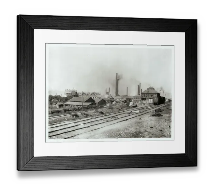 Framed Print : Thompson Steel Works in Braddock, Pennsylvania Framed Print : Thompson Steel Works in Braddock, Pennsylvania