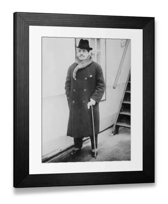 Framed Print : Ballet Director Serge De Diaghileff with Cane Framed Print : Ballet Director Serge De Diaghileff with Cane