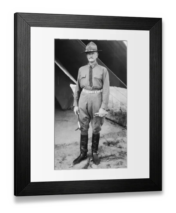 Framed Print : General John J. Pershing During Mexican Expedition Framed Print : General John J. Pershing During Mexican Expedition