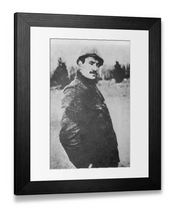 Framed Print : Mussolini as a Pilot in 1916 Framed Print : Mussolini as a Pilot in 1916