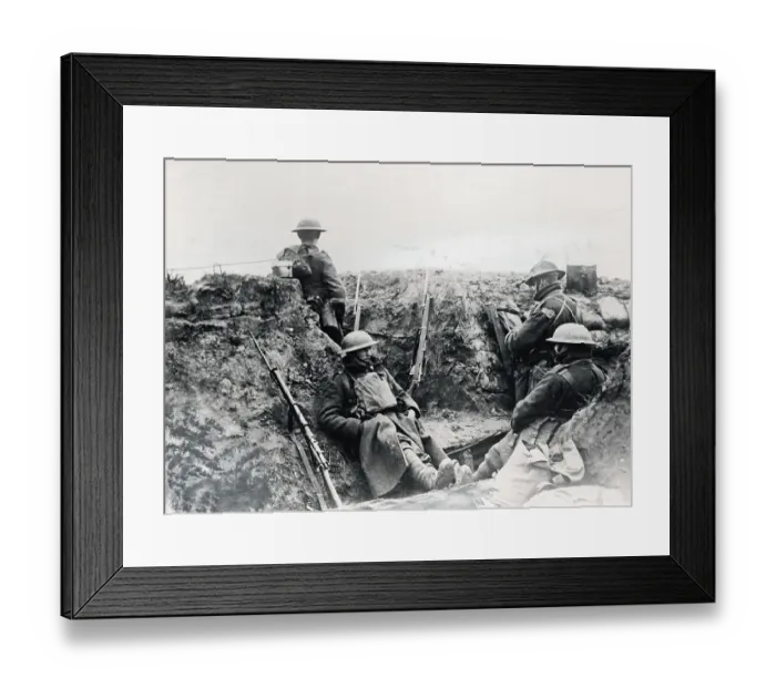 Framed Print : British Troops Advancing Framed Print : British Troops Advancing