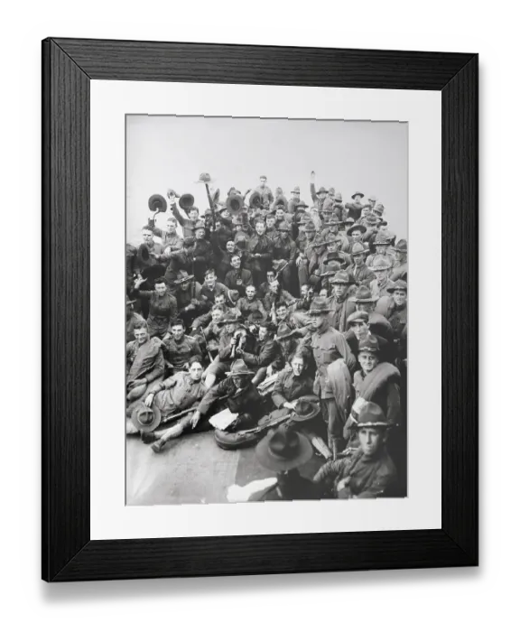 Framed Print : Troopship With Soldiers Going To Mexico Framed Print : Troopship With Soldiers Going To Mexico