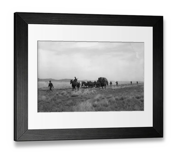 Framed Print : Us Cavalry Walking Across Mexican Desert Framed Print : Us Cavalry Walking Across Mexican Desert