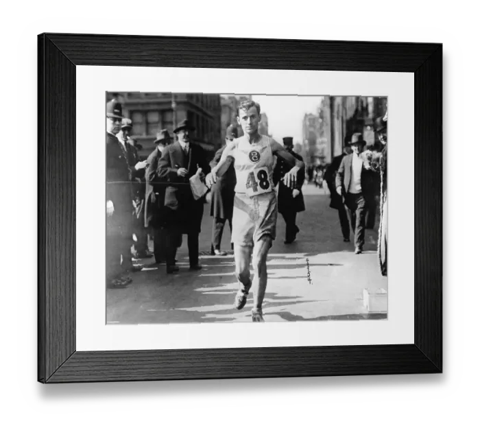 Framed Print : Winner of 1916 Boston Marathon Framed Print : Winner of 1916 Boston Marathon
