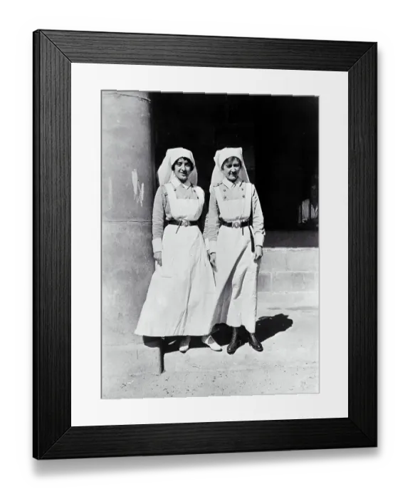 Framed Print : Canadian Nurses in Cairo Framed Print : Canadian Nurses in Cairo