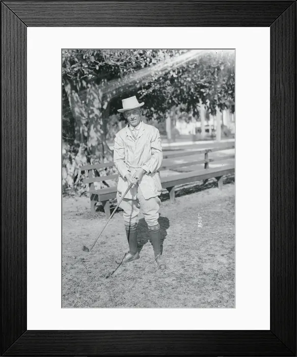 Framed Print : Golfer Walter J. Travis Framed Print : Golfer Walter J. Travis
