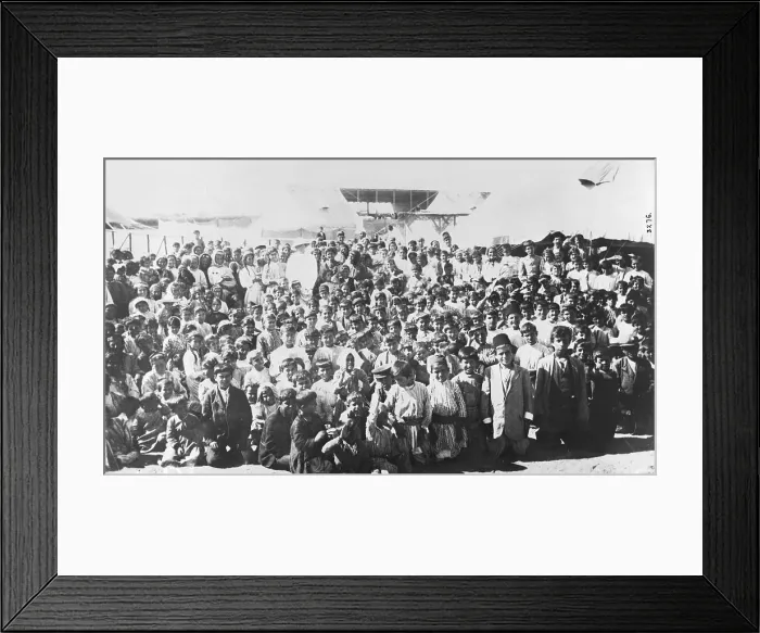 Framed Print : Armenian Refugee Children Framed Print : Armenian Refugee Children
