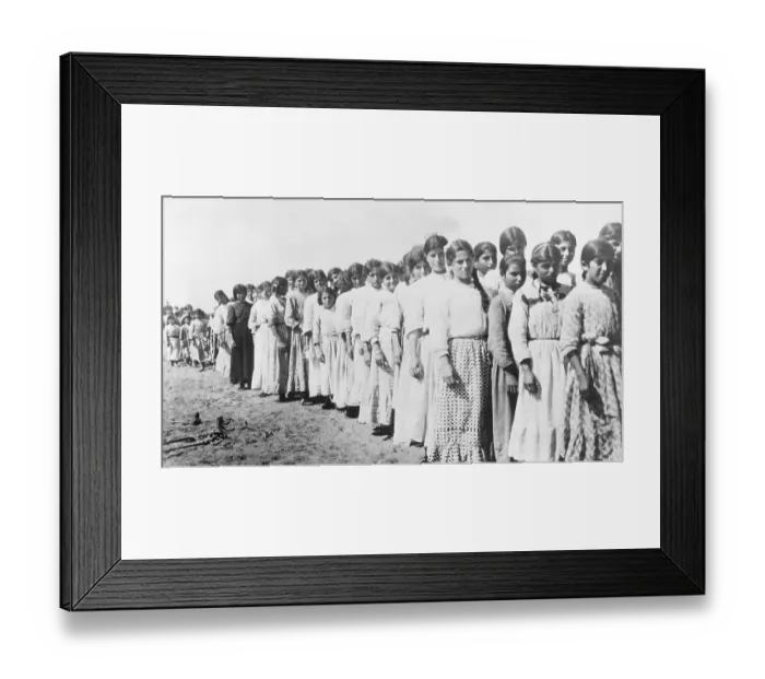 Framed Print : Armenian Refugee Women