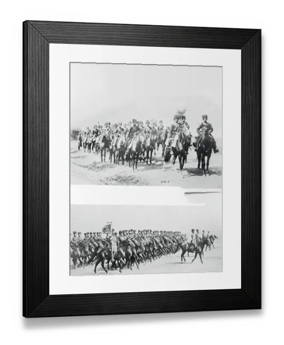 Framed Print : Squadron of Russian Cossacks