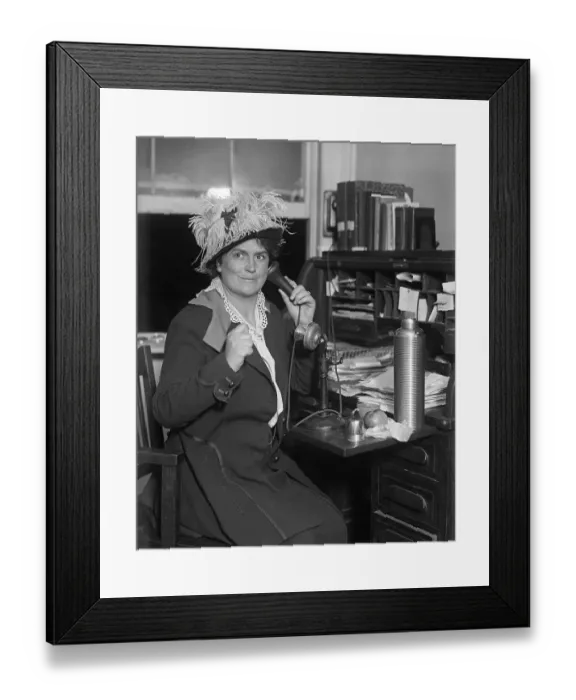 Framed Print : Suffrage Leader Mrs. Harriet Laidlow Framed Print : Suffrage Leader Mrs. Harriet Laidlow