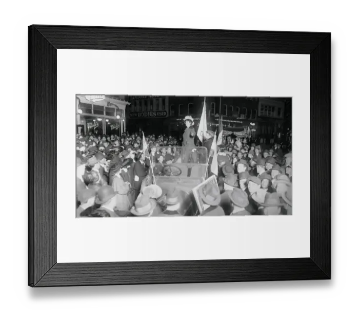 Framed Print : Harriet Burton Laidlaw in Columbus Circle Framed Print : Harriet Burton Laidlaw in Columbus Circle