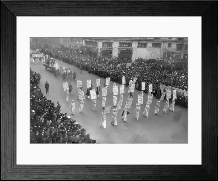 Framed Print : Suffrage Parade Framed Print : Suffrage Parade