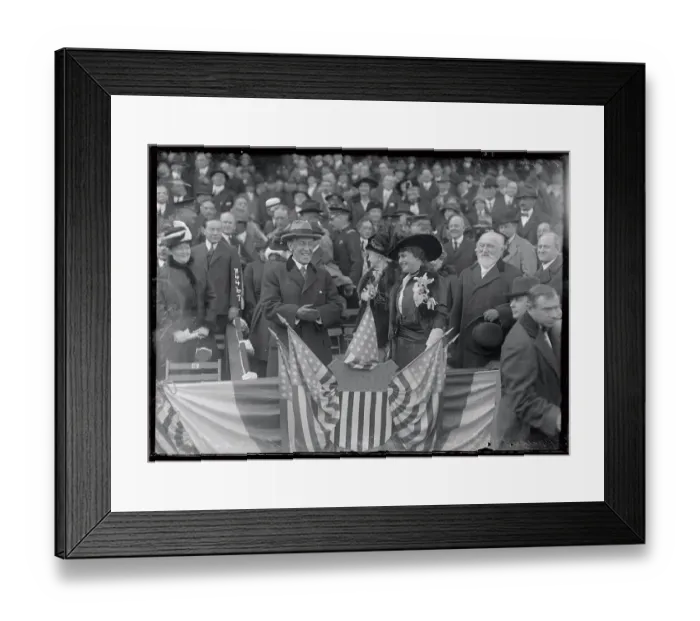 Framed Print : President Wilson at World Series Framed Print : President Wilson at World Series